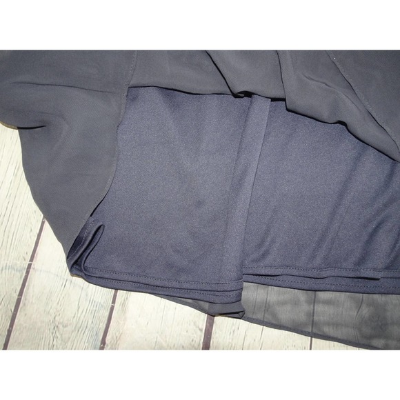 Alex Evenings Women's Empire Waist Dress Smoke/Glitter Dress, 20W No Tags - Picture 5 of 8